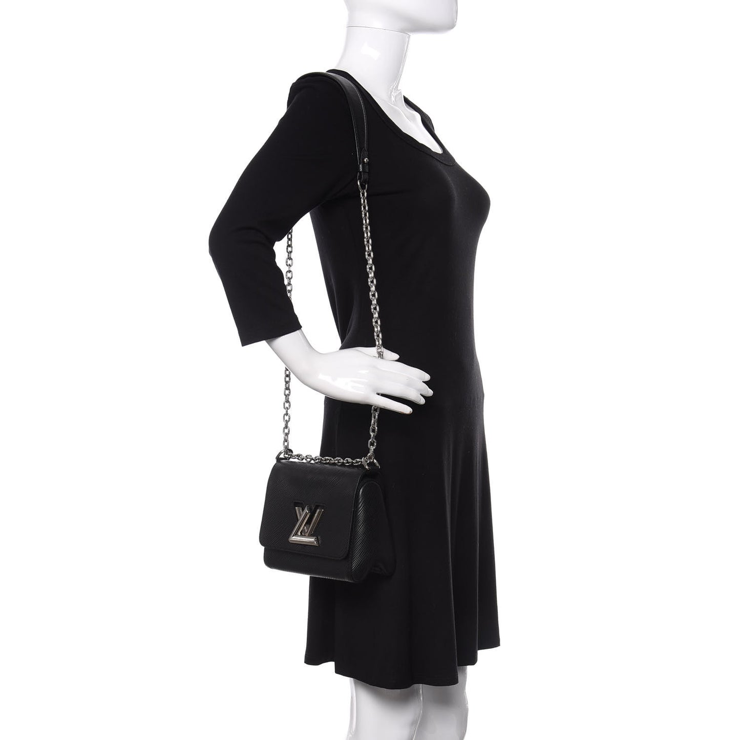 Epi Twist Shoulder Bag PM Black