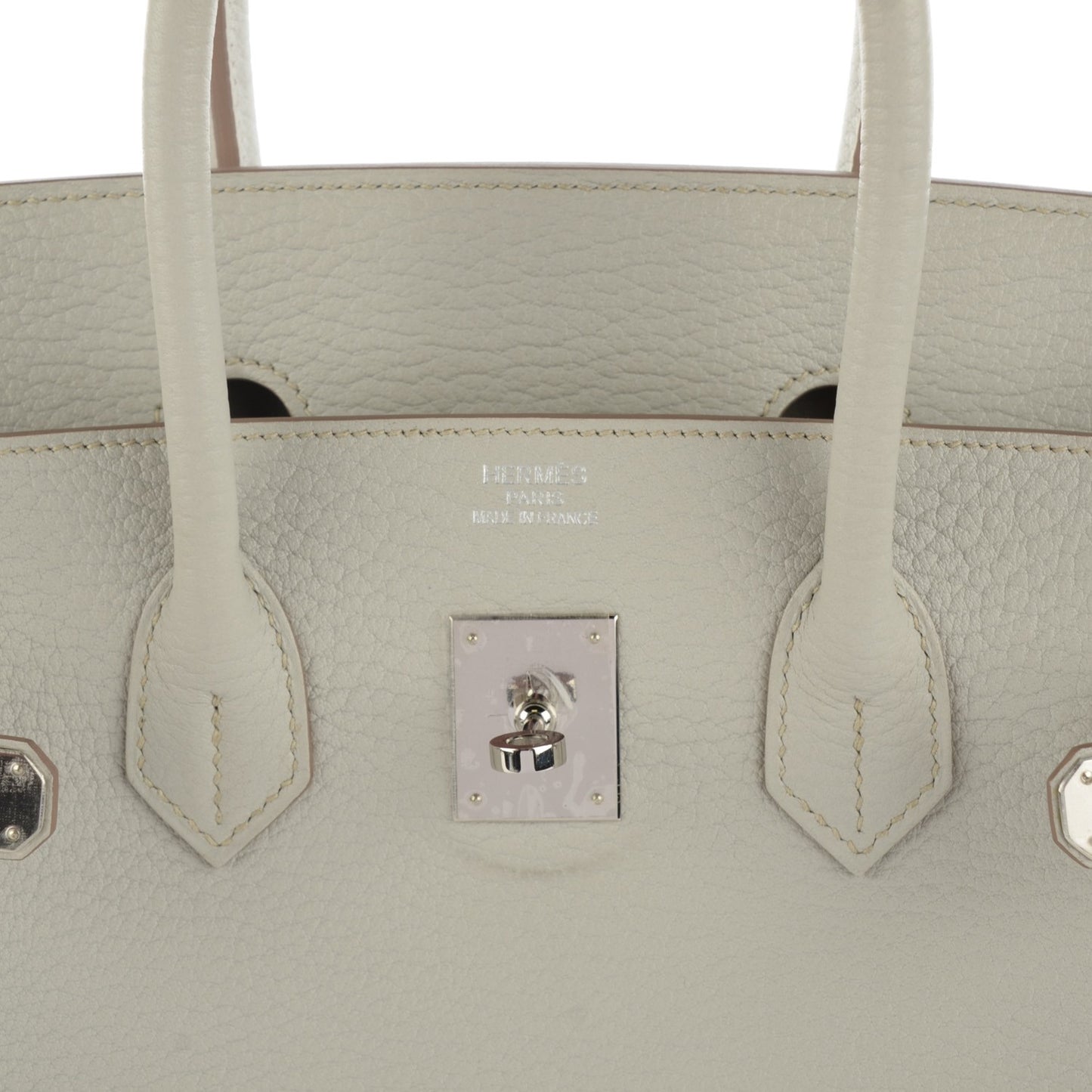 Taurillon Clemence Birkin 35 Gris Perle