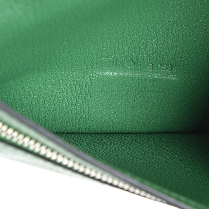 Hermes Matte Alligator Bearn H Wallet Cactus 7 of 8