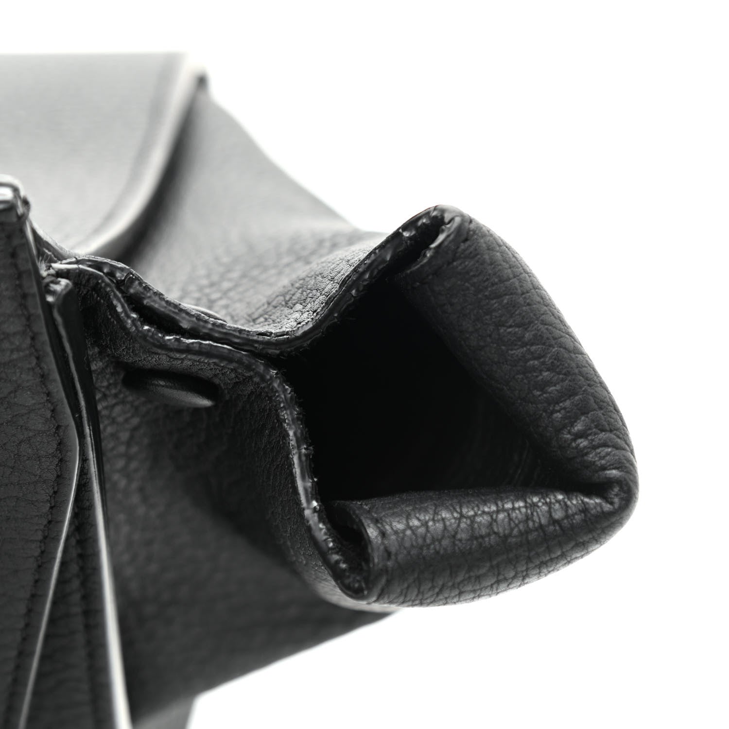 Celine Crisped Calfskin Mini Tie Knot Tote Black 12 of 13