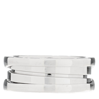 Bulgari 18K White Gold B.Zero1 Two-Band Ring 52 6 3 of 5