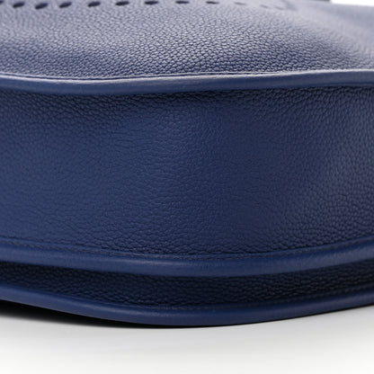 Hermes Taurillon Maurice Evelyne III PM Bleu Saphir 10 of 13