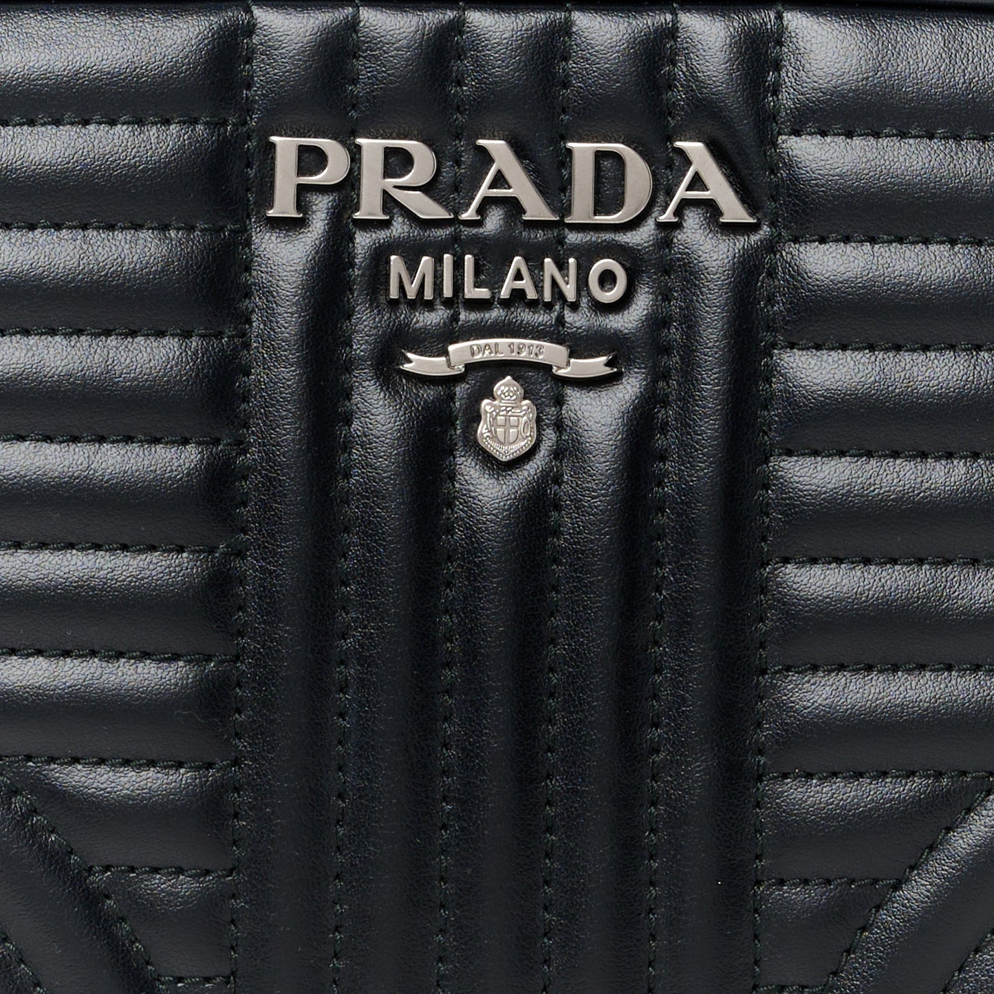 Soft Calfskin Diagramme Camera Bag Black