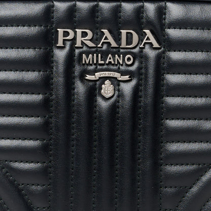 Prada Soft Calfskin Diagramme Camera Bag Black 8 of 11