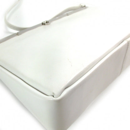 FASHIONPHILE SALVATOREFERRAGAMOLeatherShoulderBagWhite 5 of 9