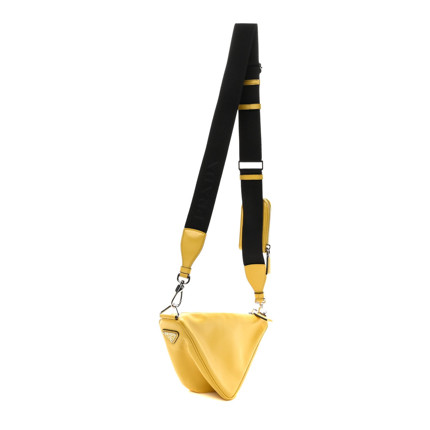 Prada Grace Lux Triangle Shoulder Bag Sole 3 of 10