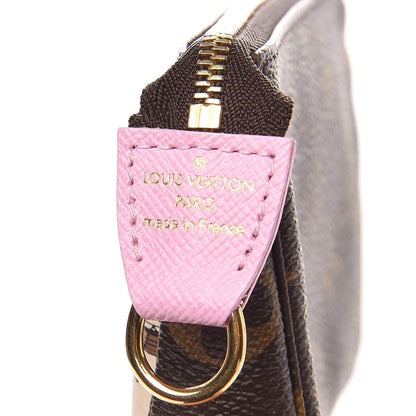Louis Vuitton Monogram 2016 Christmas Animation Mini Pochette Accessories Rose Ballerine 7 of 7