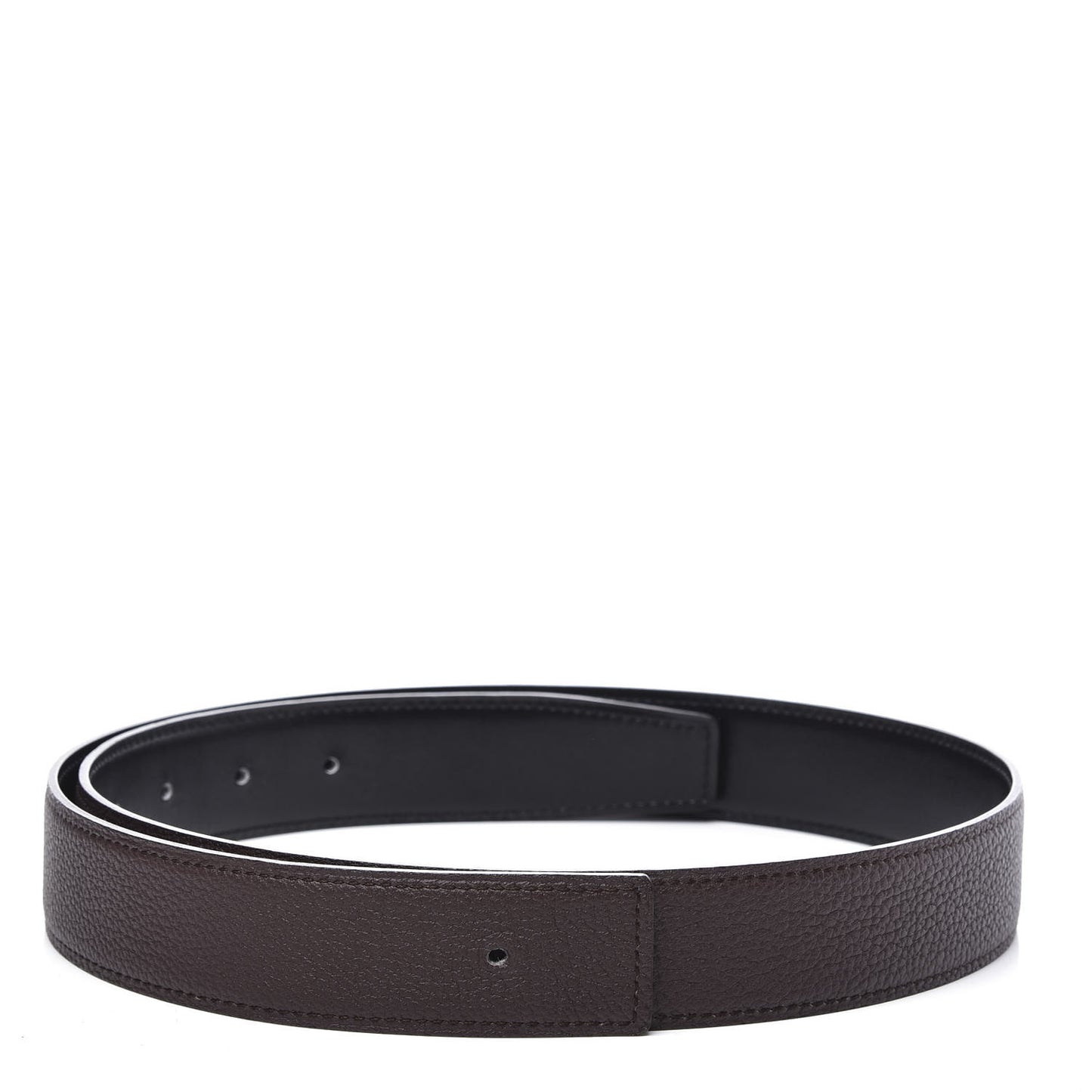 Box Togo 32mm Belt Strap 85 Black Chocolate