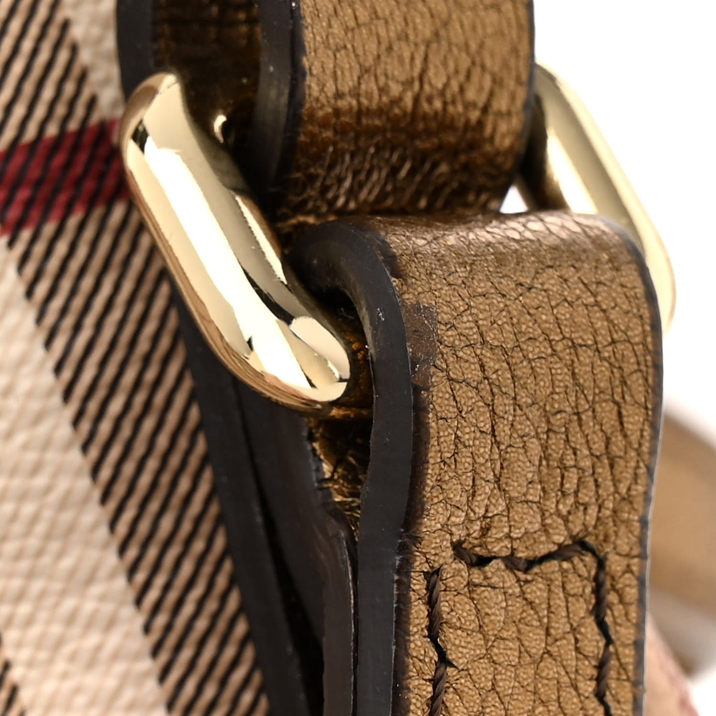 Haymarket Check Small Canterbury Tote Bronze