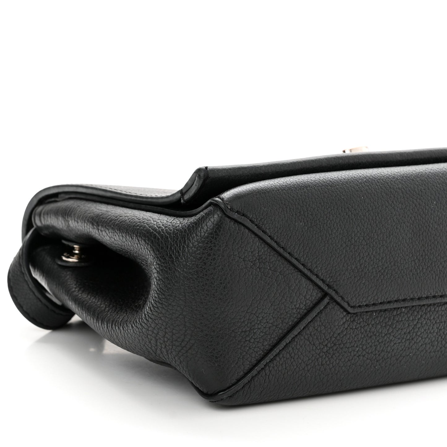 Calfskin Lockme II Chain Bag BB Black