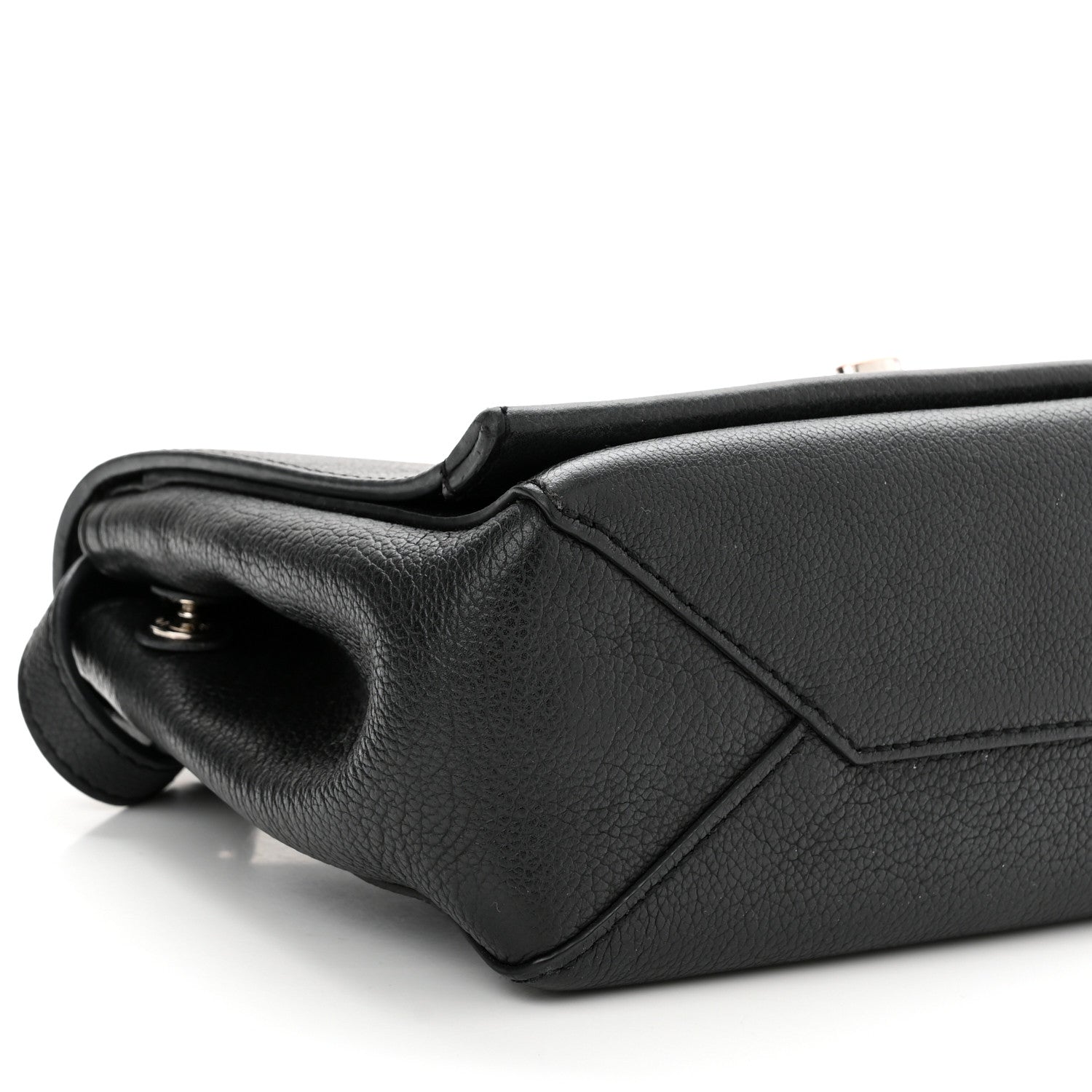 Louis Vuitton Calfskin Lockme II Chain Bag BB Black 8 of 14