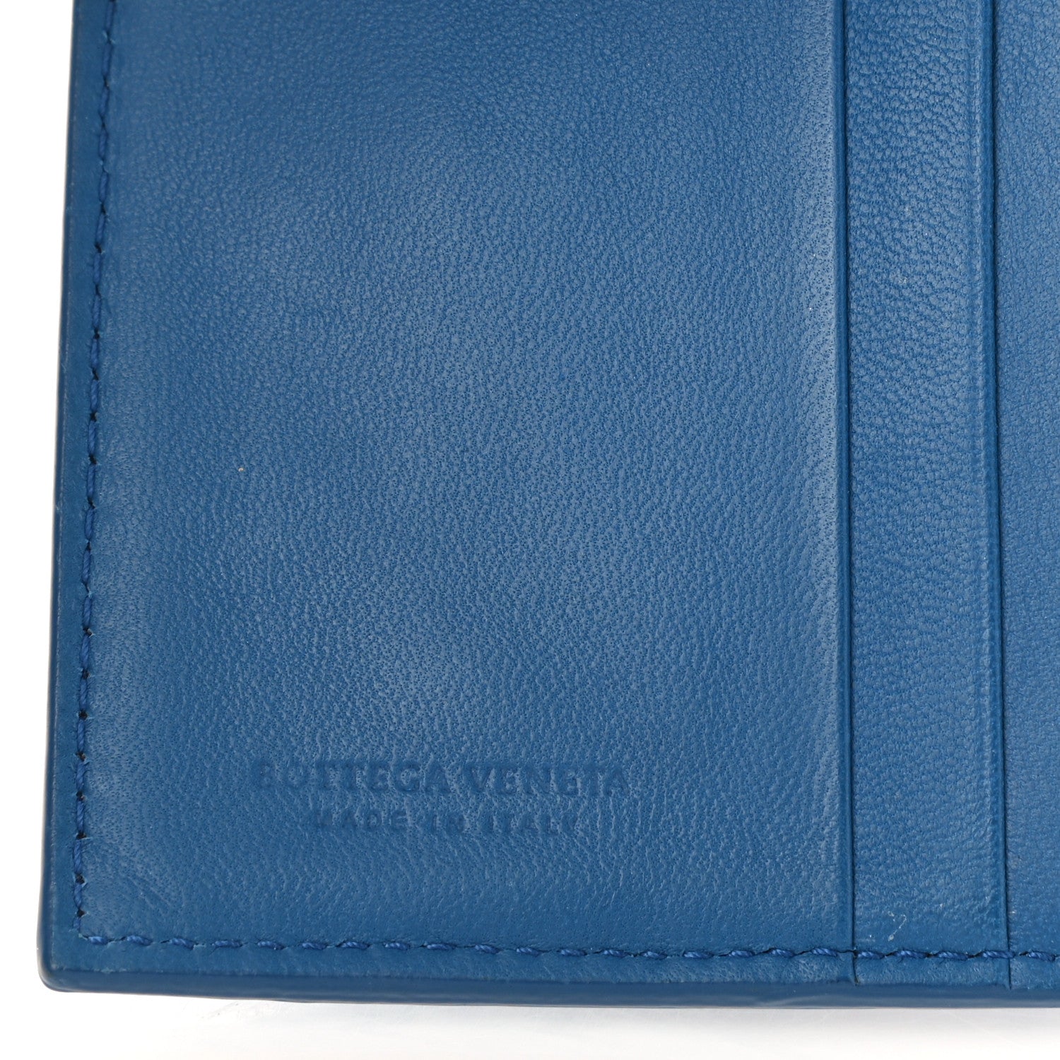 Bottega Veneta Nappa Intrecciato French Flap Wallet Electrique 6 of 13
