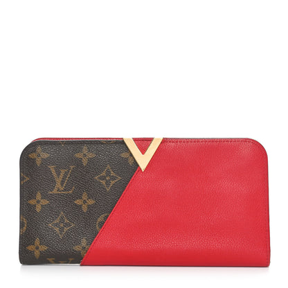 Louis Vuitton Monogram Calfskin Kimono Wallet Cherry 1 of 9