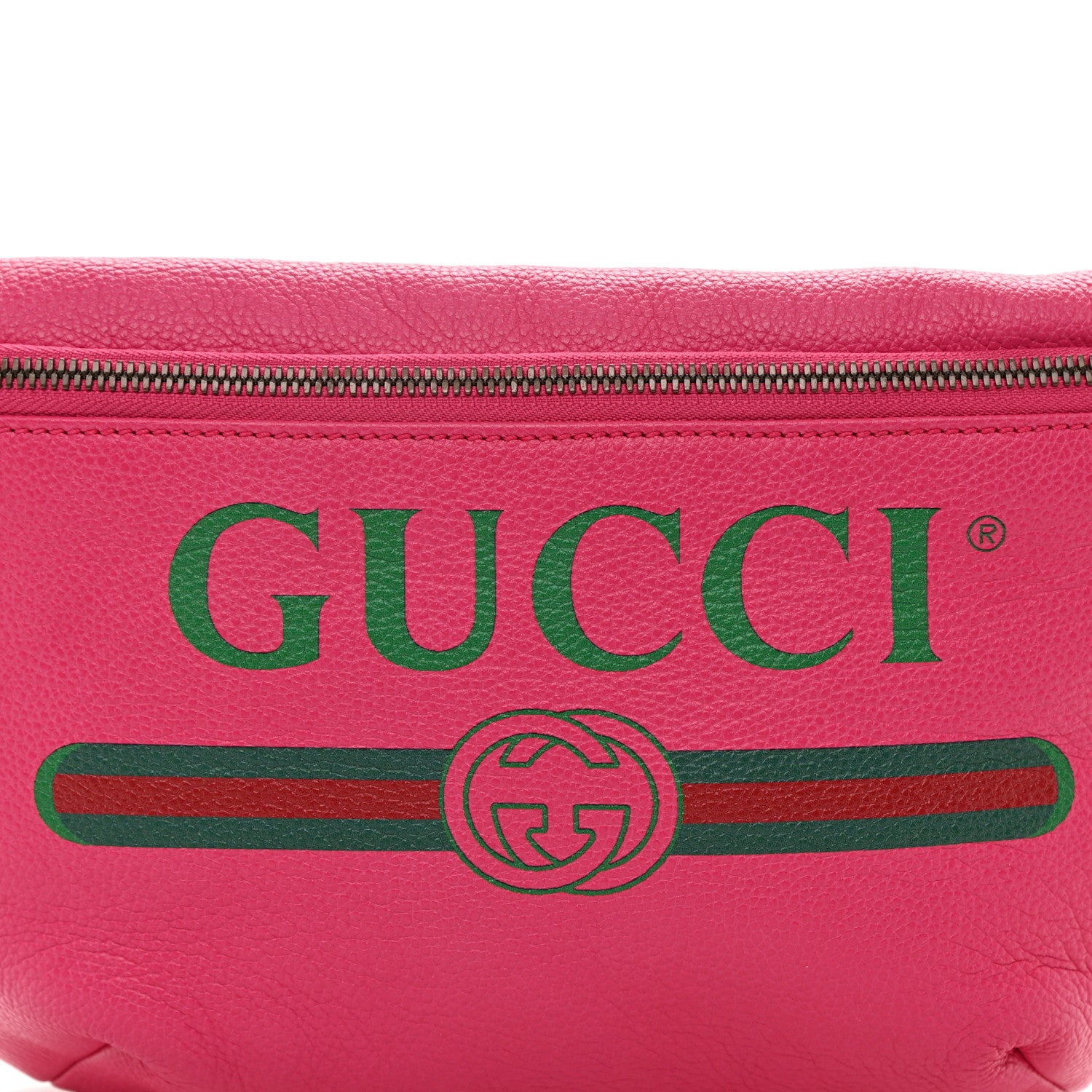 Gucci Grained Calfskin Logo Belt Bag Pink 8 of 8