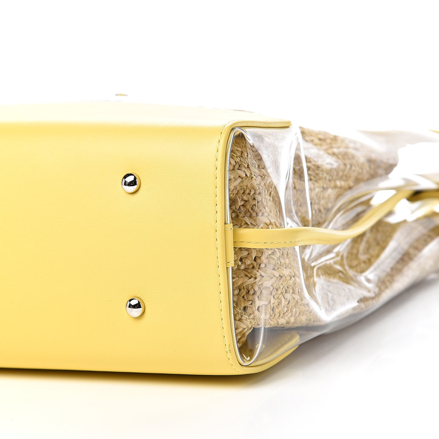 Calfskin PVC 31 Bag Yellow