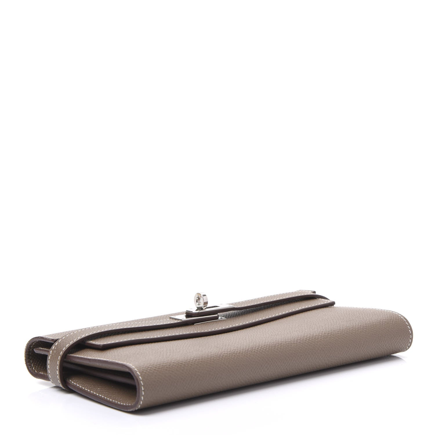 Hermes Epsom Kelly Longue Wallet Etoupe 3 of 10