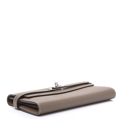Hermes Epsom Kelly Longue Wallet Etoupe 3 of 10