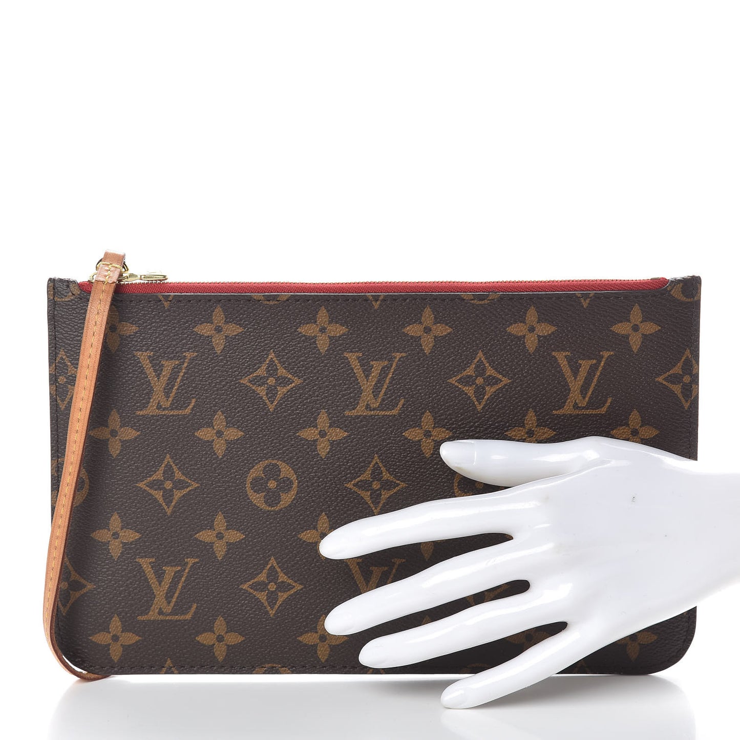 Monogram Neverfull MM GM Pochette Cherry