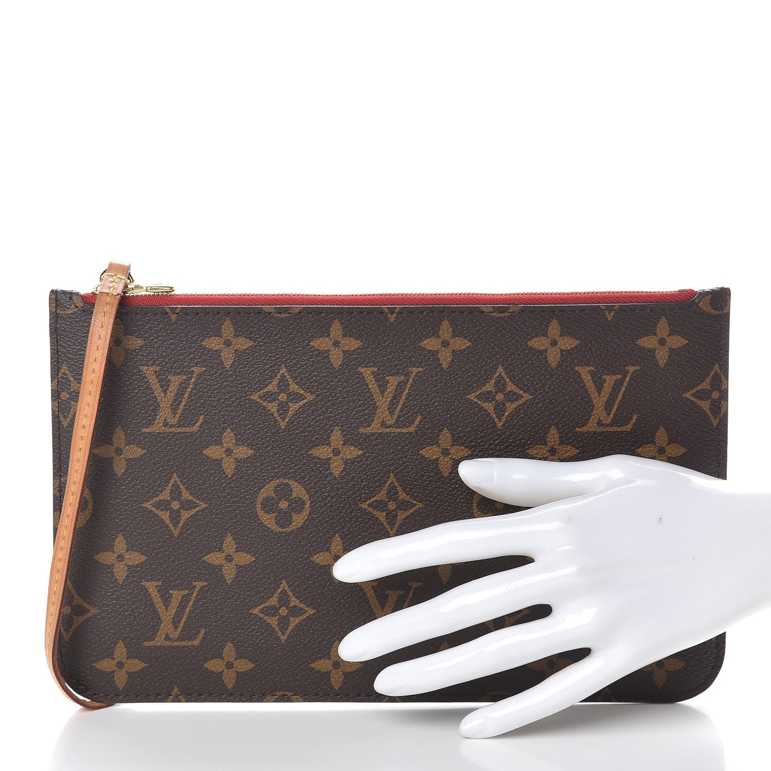 Louis Vuitton Monogram Neverfull MM GM Pochette Cherry 2 of 6