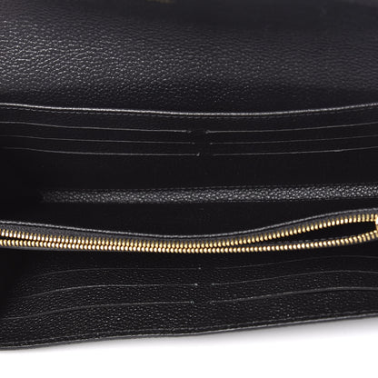 Louis Vuitton Empreinte Sarah Wallet NM Black 5 of 8
