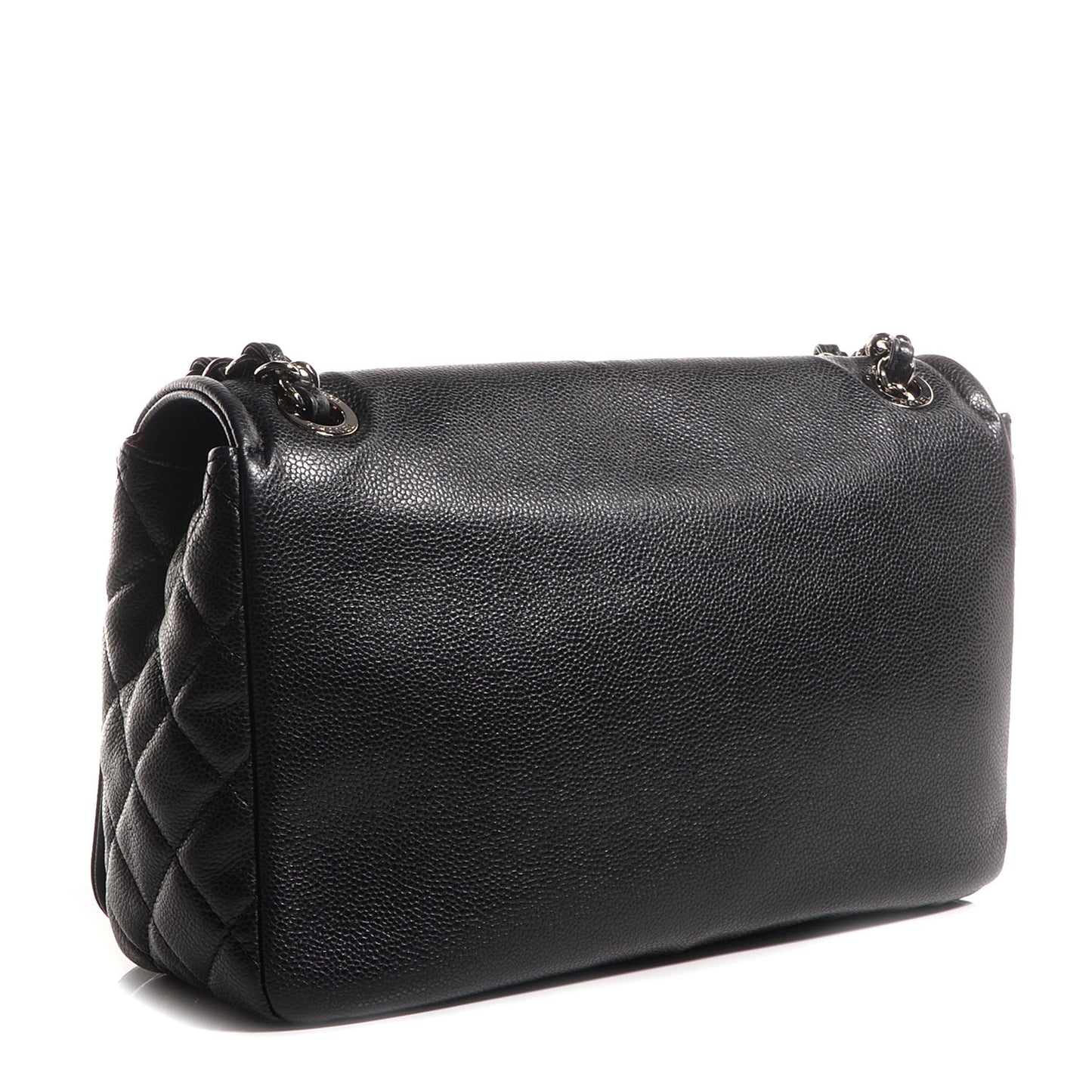 Caviar Timeless Large Flap Bag Black
