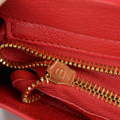 Balenciaga Chevre Gold Metallic Edge Hardware City Rouge Grenade 8 of 13