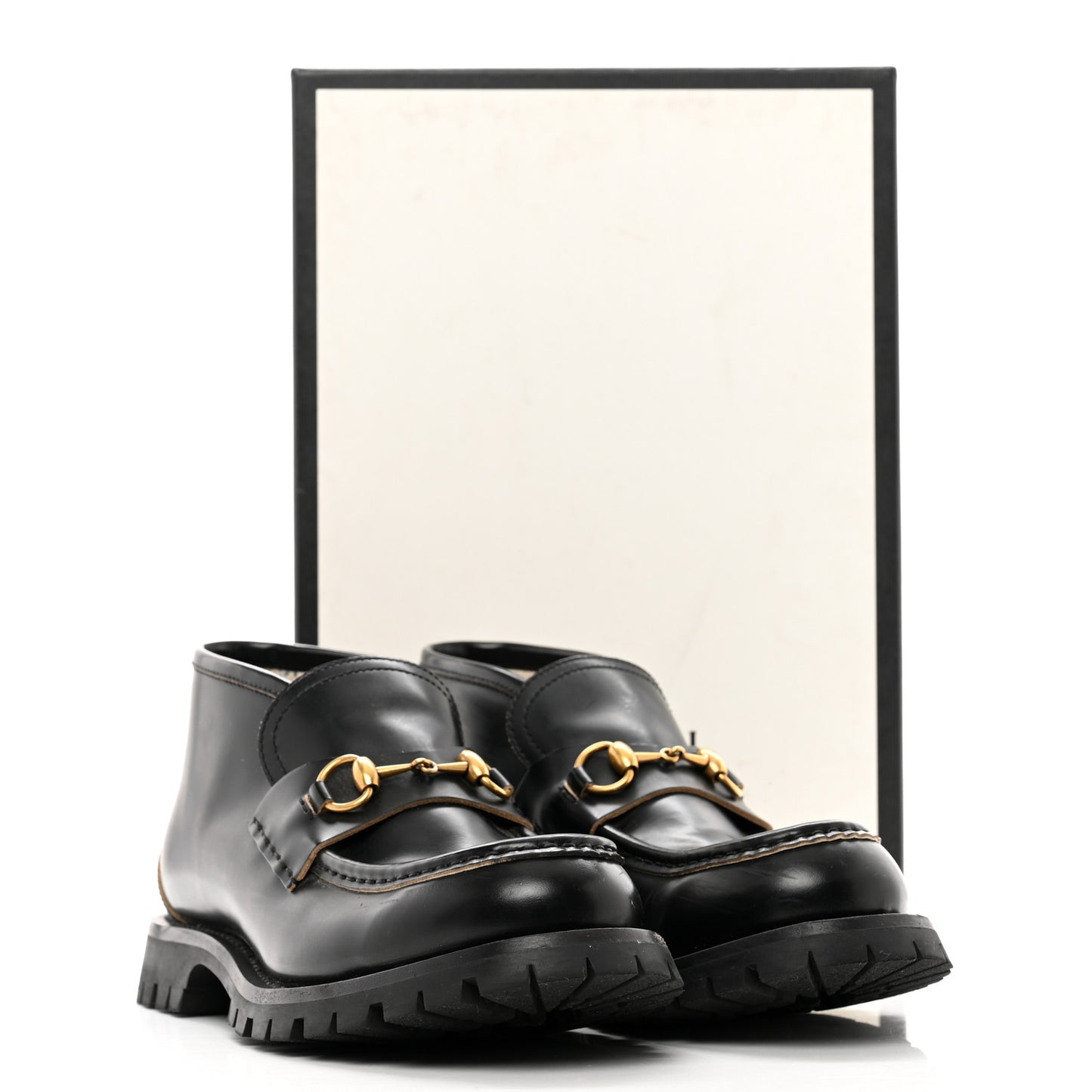 Cordovan Lux Mens Harald Horsebit Ankle Boots 7.5 Black