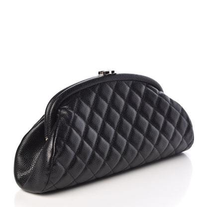 Chanel Caviar Quilted Timeless Clutch Black 3 of 9