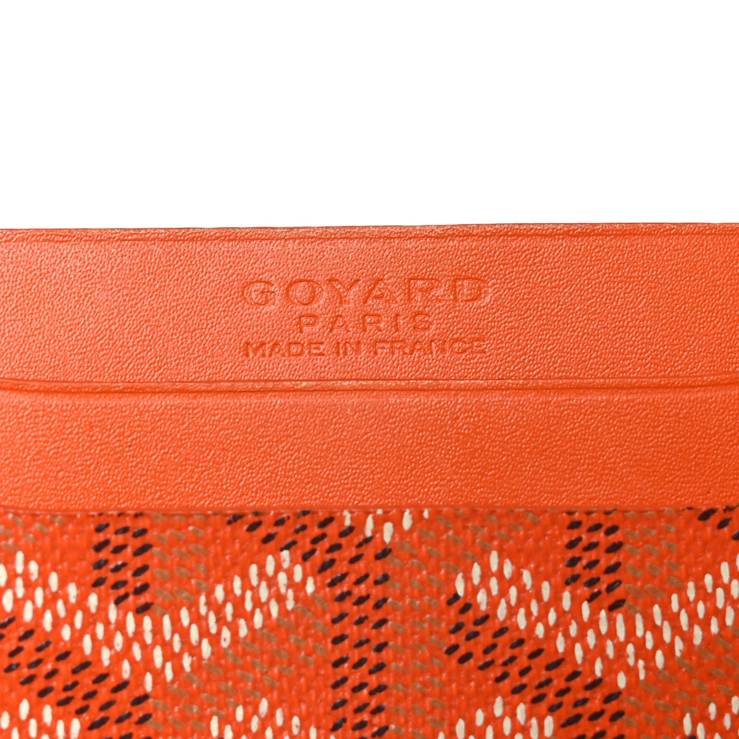 Goyard Goyardine Saint Sulpice Card Holder Orange 6 of 7
