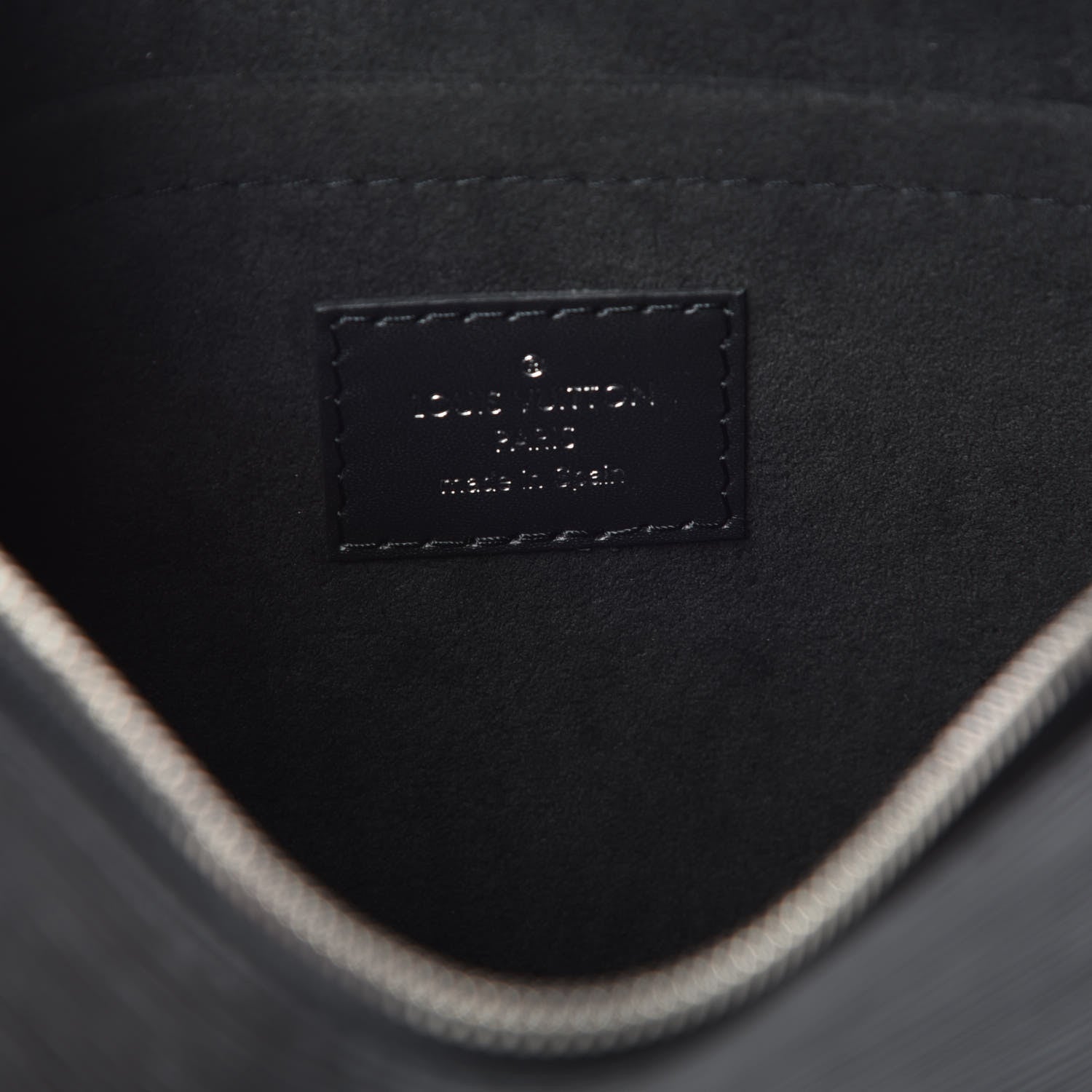 Louis Vuitton Epi Neverfull Pochette MM GM Black 7 of 9