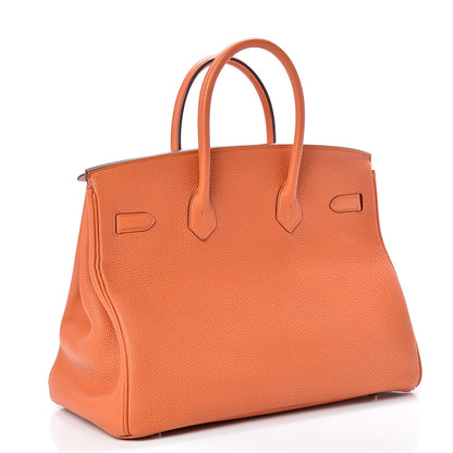 Hermes Togo Birkin 35 Orange 2 of 36