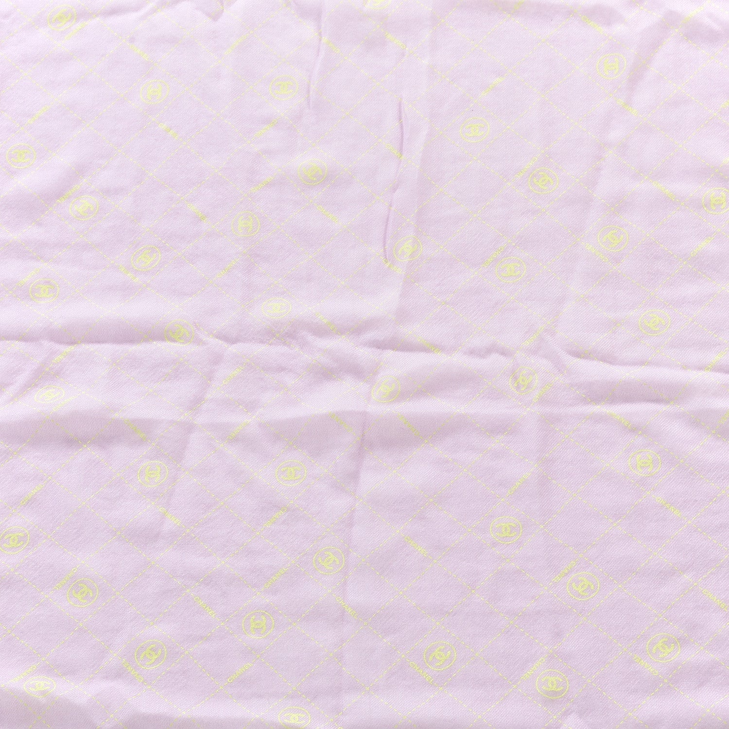 Chanel Cashmere Silk Scarf Shawl Lilac 2 of 3