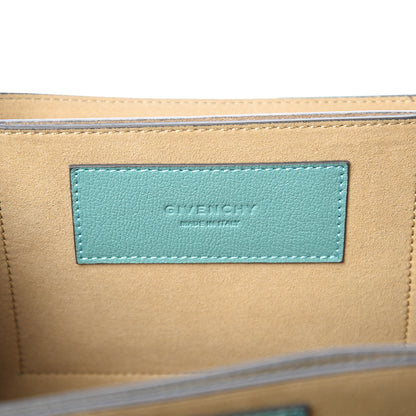 Givenchy Sugar Goatskin Small GV3 Shoulder Bag Light Blue Tan 5 of 10