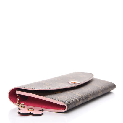 Louis Vuitton Monogram Bloom Flower Emilie Wallet 4 of 9