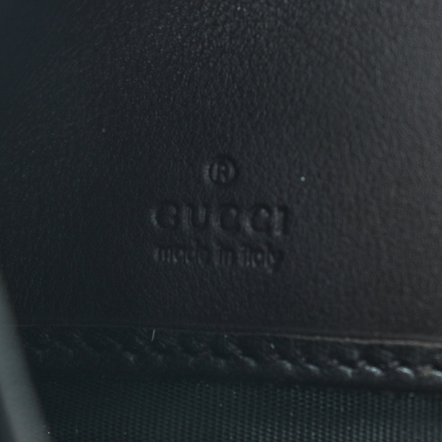 Guccissima GG Pierce Zip Around Wallet Dark Brown