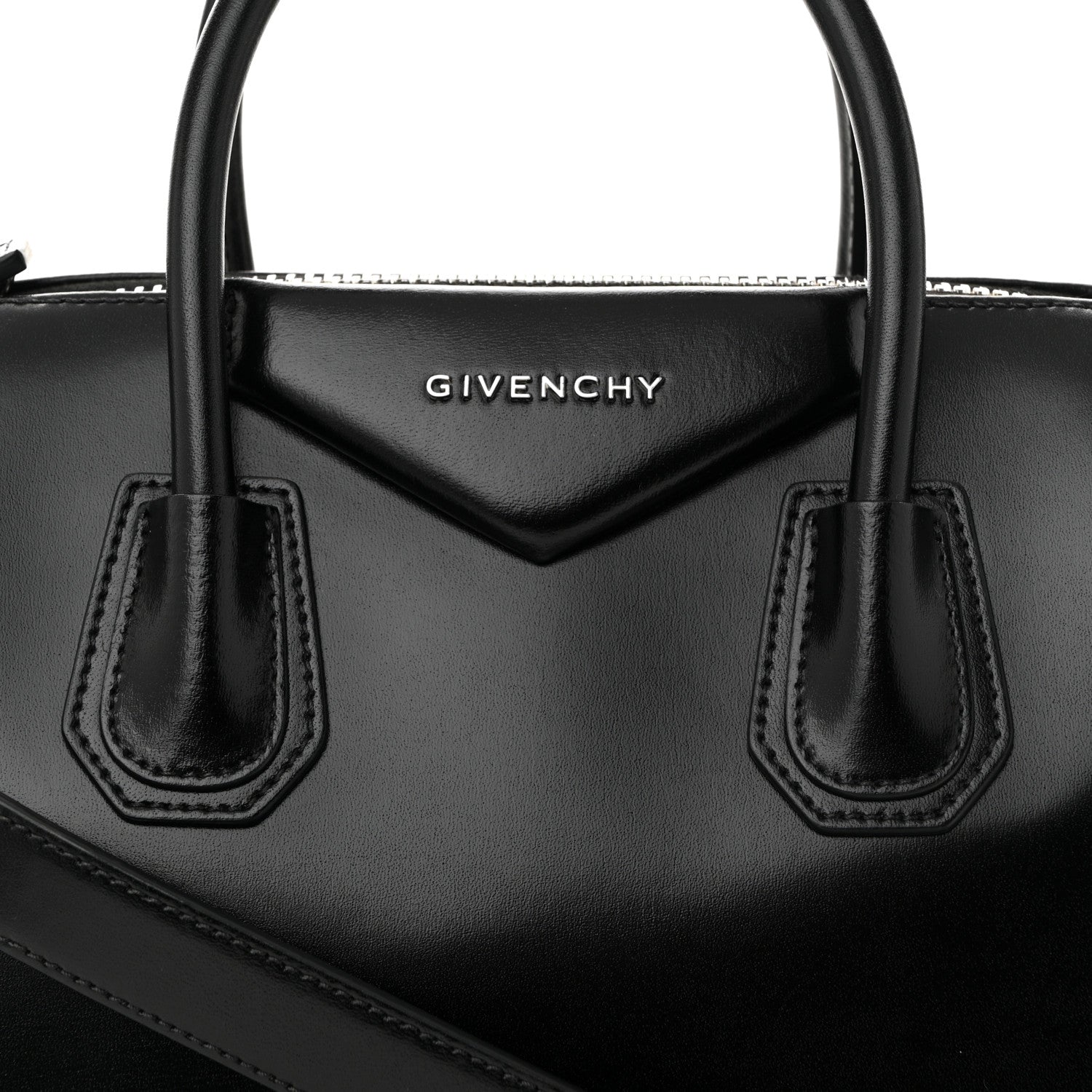 Givenchy Shiny Lord Calfskin Small Antigona Black 8 of 10