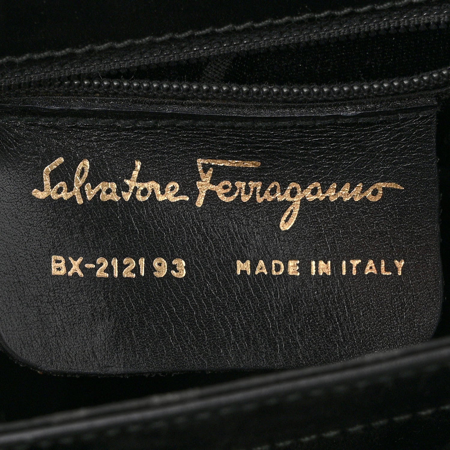 Salvatore Ferragamo Brushed Off Calfskin Small Iconic Top Handle Black 6 of 9