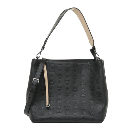 MCM Calfskin Ottomar Medium Klara Hobo Black 1 of 16
