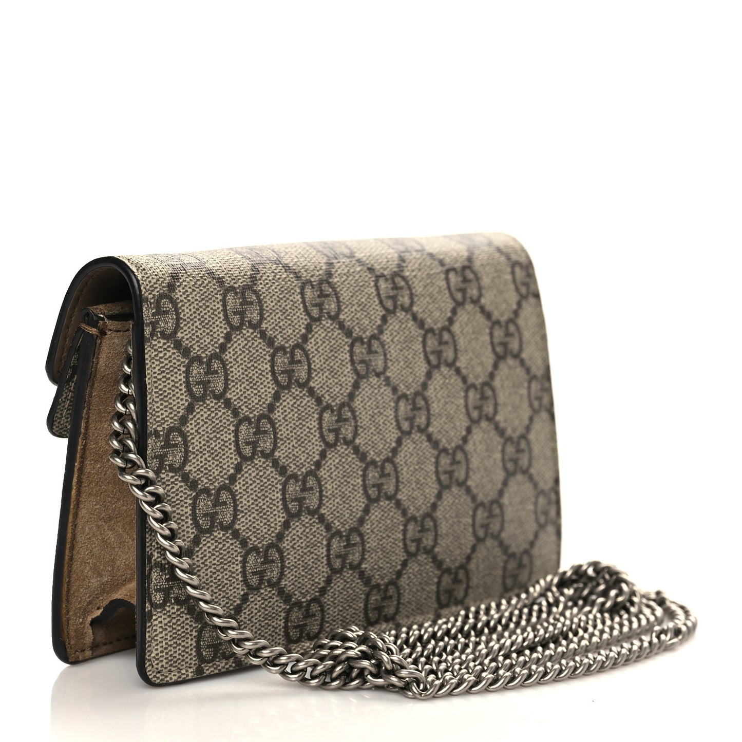 GG Supreme Monogram Super Mini Dionysus Shoulder Bag Taupe