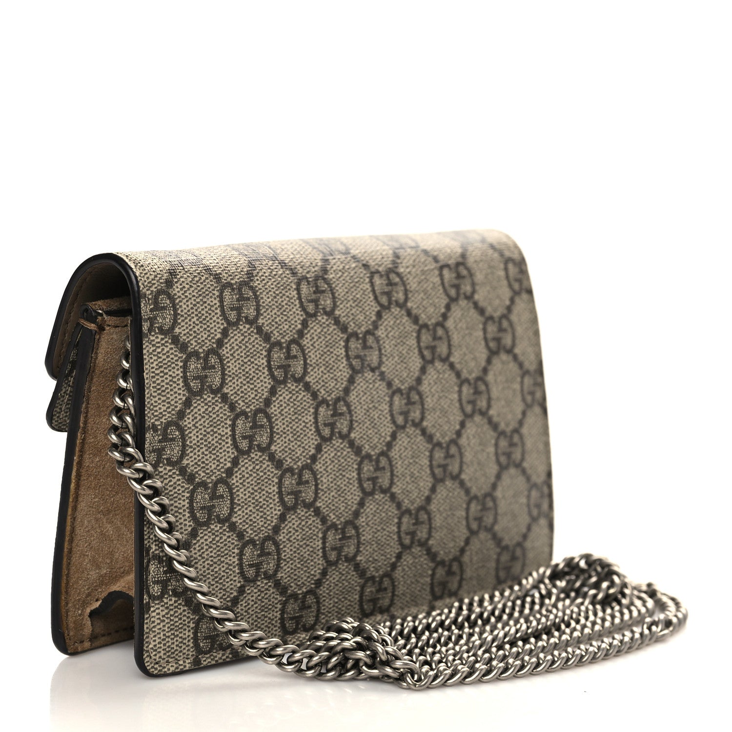 Gucci GG Supreme Monogram Super Mini Dionysus Shoulder Bag Taupe 3 of 6
