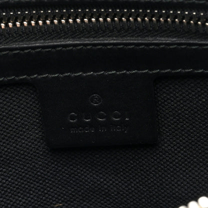 Gucci Soft GG Supreme Monogram Web Belt Bag Black Grey 10 of 10