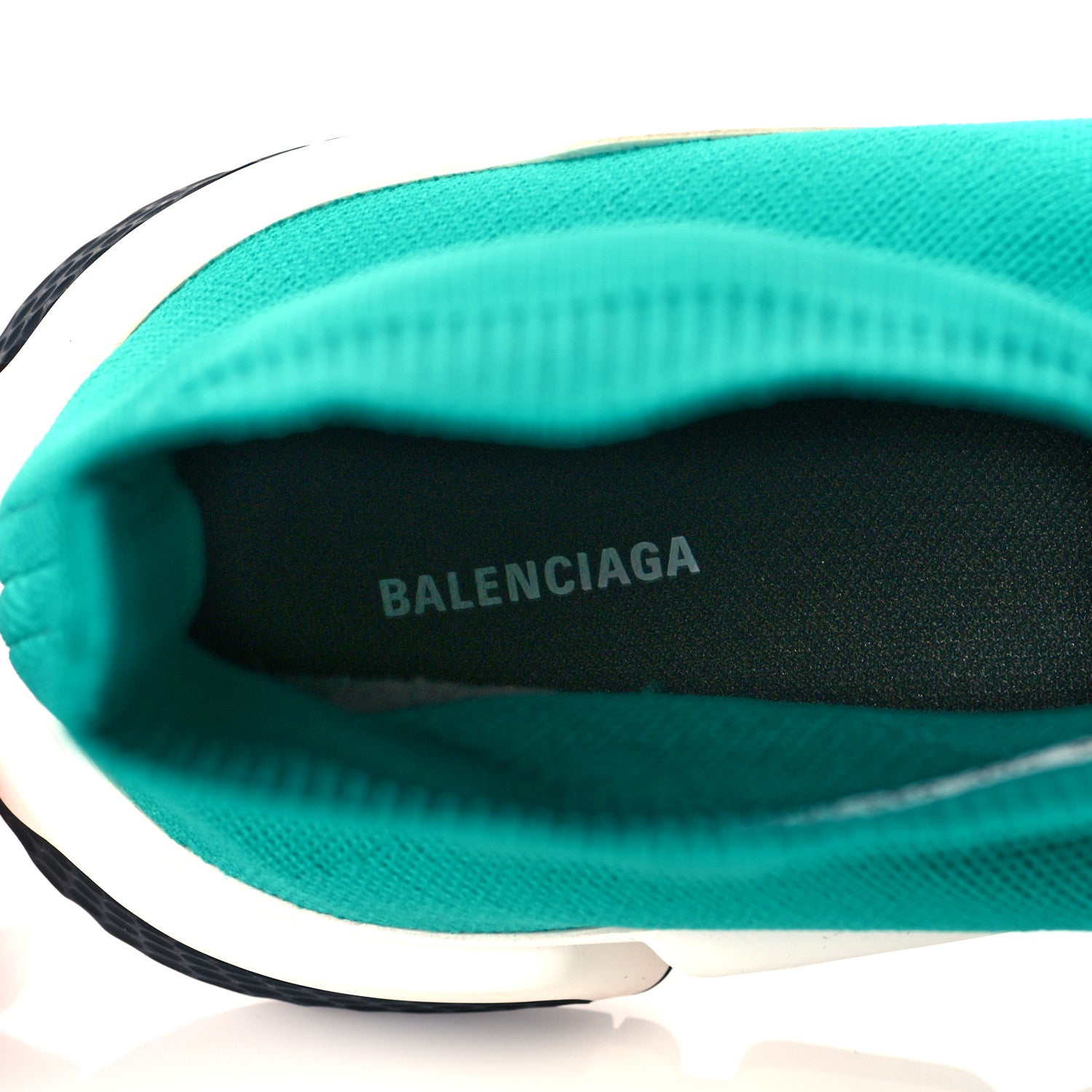 Balenciaga Neoprene Knit Mens Speed Sneakers 46 Turquoise 7 of 9