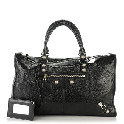 Balenciaga Agneau Giant 12 Silver Hardware Work Black 1 of 11