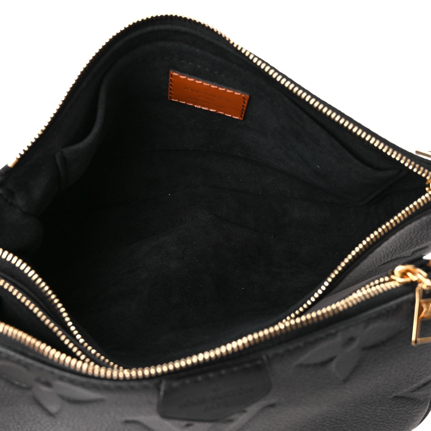 Louis Vuitton Empreinte Monogram Giant Wild At Heart Multi Pochette Accessories Black 8 of 12
