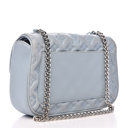 Louis Vuitton Lambskin Mama Broderie Pochette Blue 3 of 16