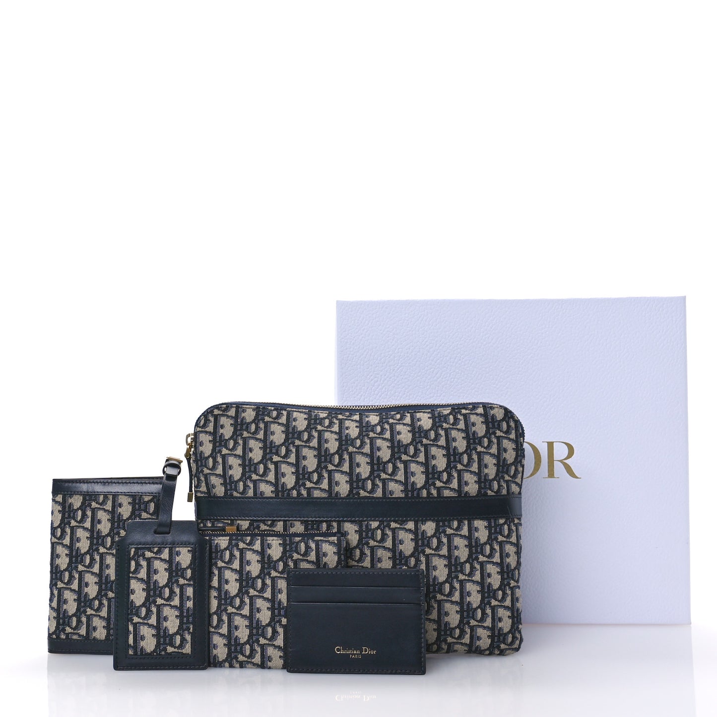 Oblique Travel Set Navy Blue
