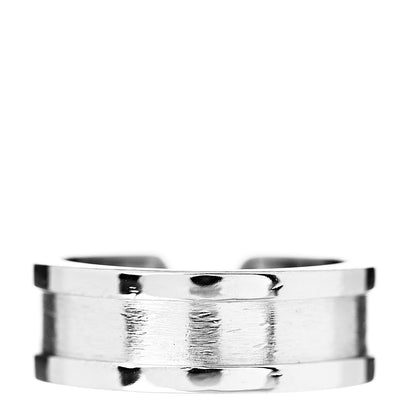 Cartier 18K White Gold 6.5mm C De Ring 49 4.75 3 of 5