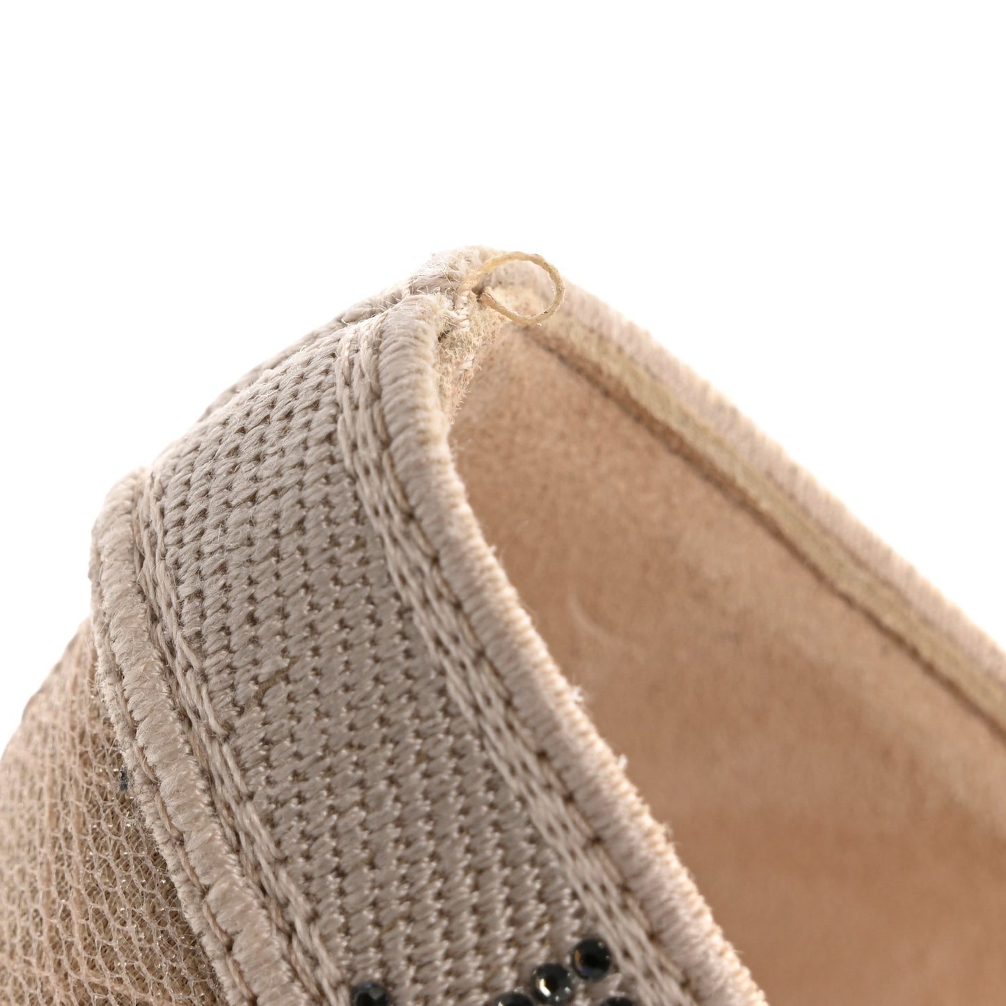 Mesh Ribbon Crystal J'Adior 100mm Pumps 37 Nude