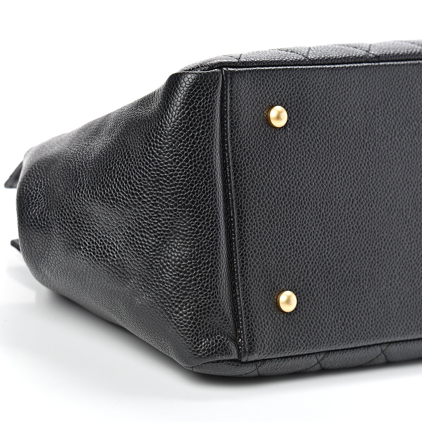 Caviar Quilted Petit Timeless Tote PTT Black