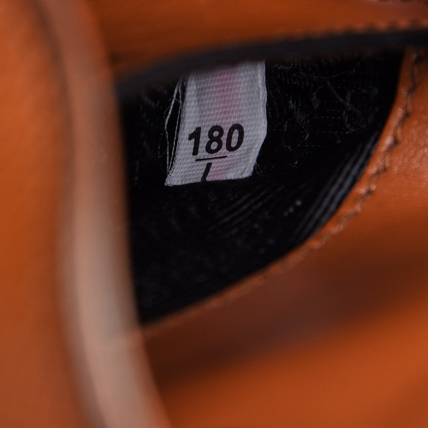 Saffiano Cuir Bucket Bag Cognac